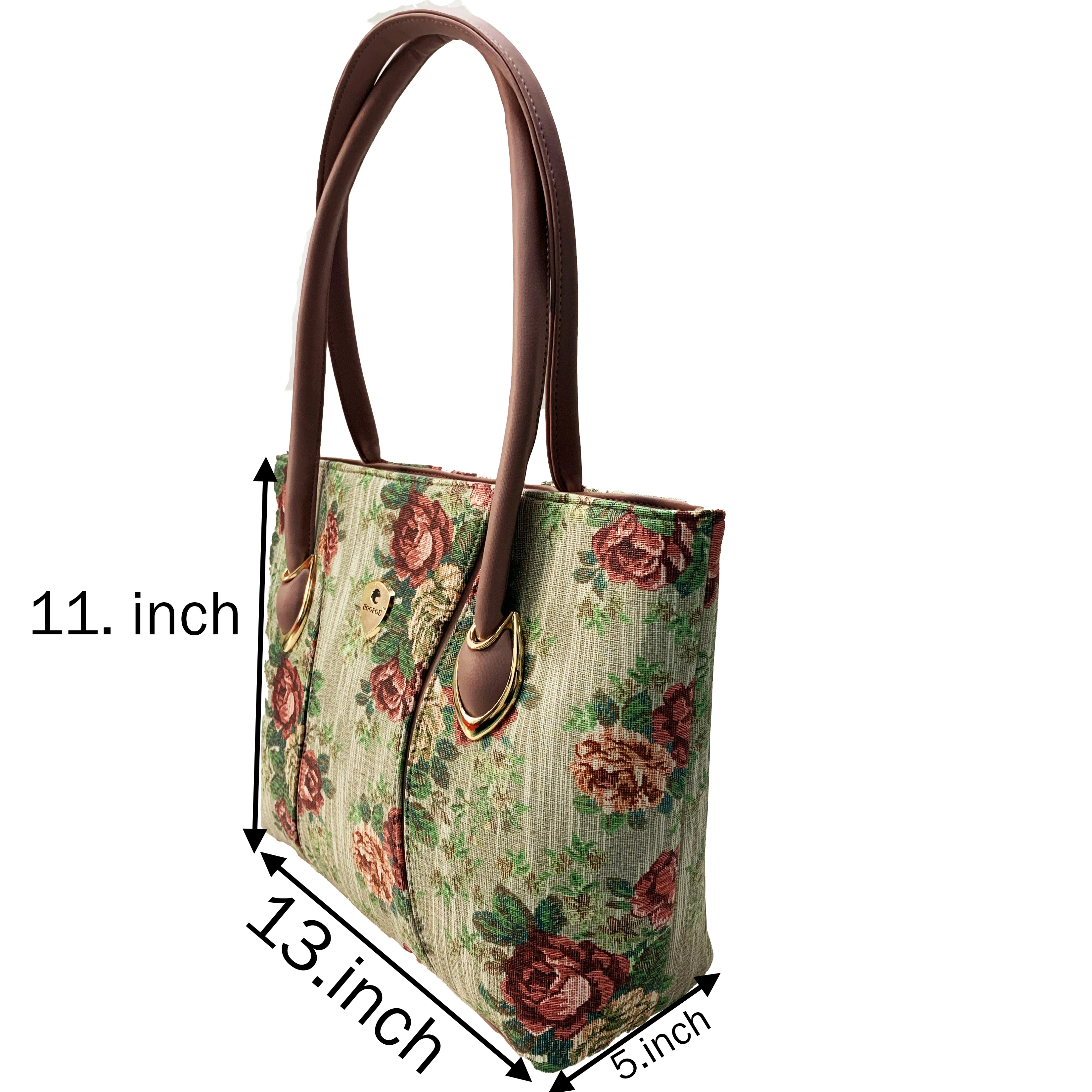 HOOPOE FLOWER PRINTED HAND BAG-2