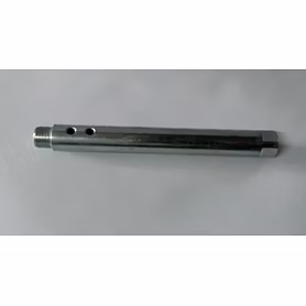 Shaft with cross hole /threading/Zinc passivation