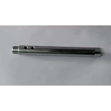 Shaft with cross hole /threading/Zinc passivation-12488670