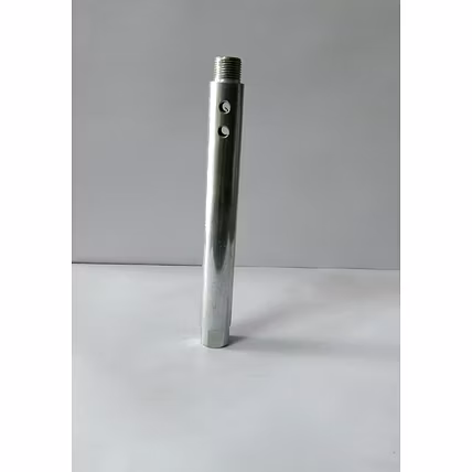 Shaft with cross hole /threading/Zinc passivation-1
