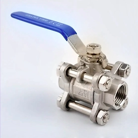 3PC Screw End Ball Valve