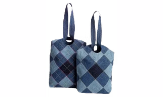 COLOR BLOCK TOTE BAG EL104006
