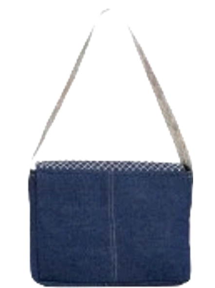 CRISS CROSS CLUTCH BAG EL104037-Denim-Clutch Bag-2