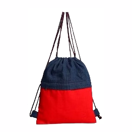 red drawstring bag el104056
