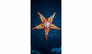 Multicolour Christmas Star_600