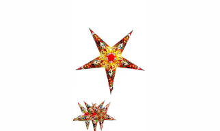 Multicolour Christmas Star_451