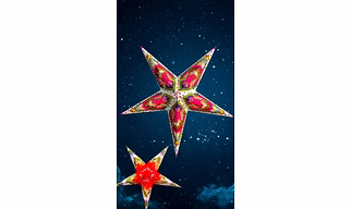 Multicolour Christmas Star_71