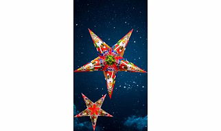Multicolour Christmas Star_72