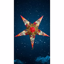 multicolour christmas star_81