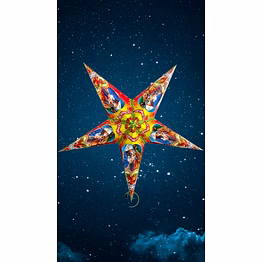 multicolour christmas star_83