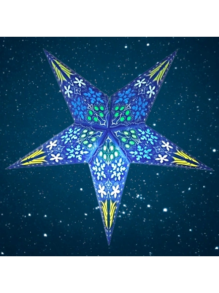 Christmas Star in Mogra Blue 2034-B -EL1050163