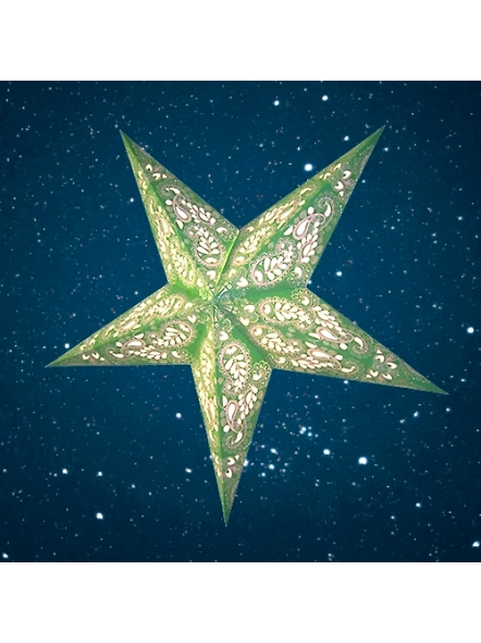 Christmas Star in Nebula Apple Green
 2031-G