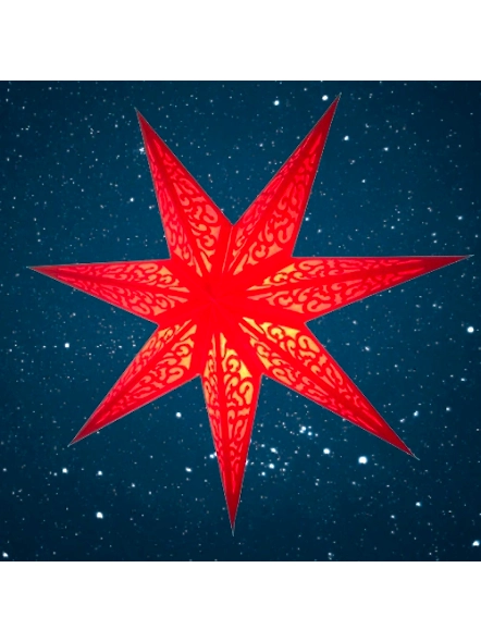 Christmas Star in Filigree -Red
138- R