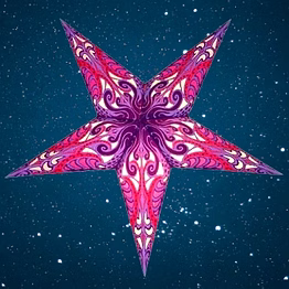 christmas star in lavender splash 2014-l