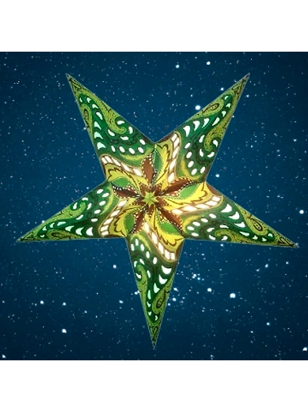 Christmas Star in Swimming Bird - Green 2018-G