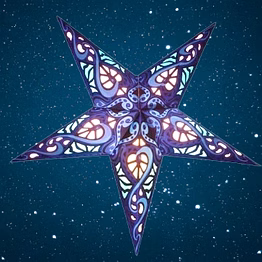 christmas star blue trance 2018-b