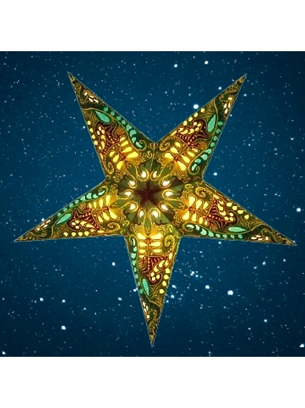Christmas Star Oriental Swan - Green 294-G