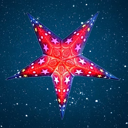 christmas star mystic star window 288