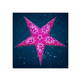 christmas star sun window - purple 241 pl