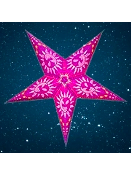 Christmas Star Sun Window - Purple   241 PL