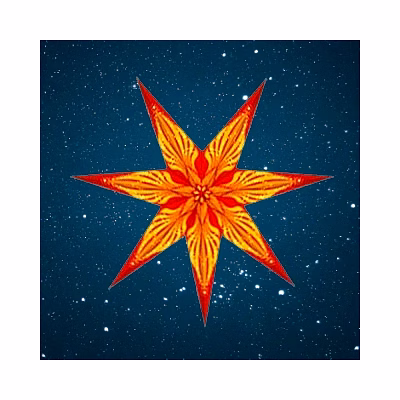 christmas star mega red flame 310 g