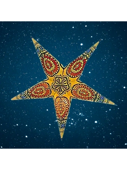 Christmas Star Yellow with window 205 Y-EL1050225