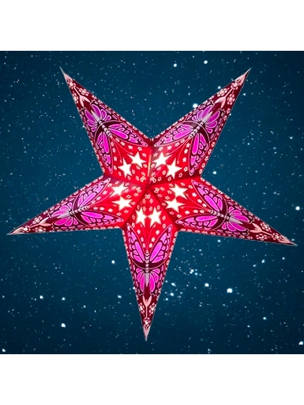Christmas Star Purple Butterfly 219 PL-EL1050227