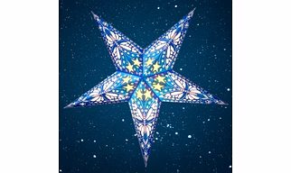 Christmas Star Blue Butterfly 219 B