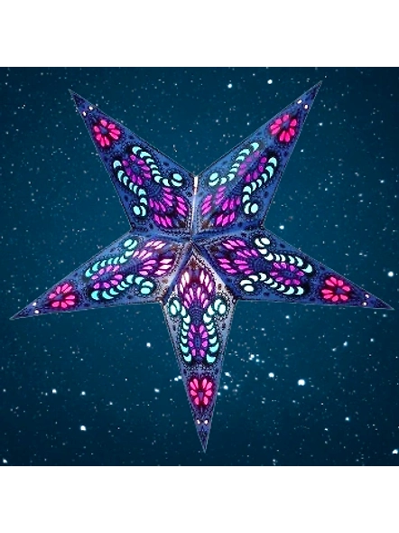 Christmas Star Blue Peacock236-B-EL1050233