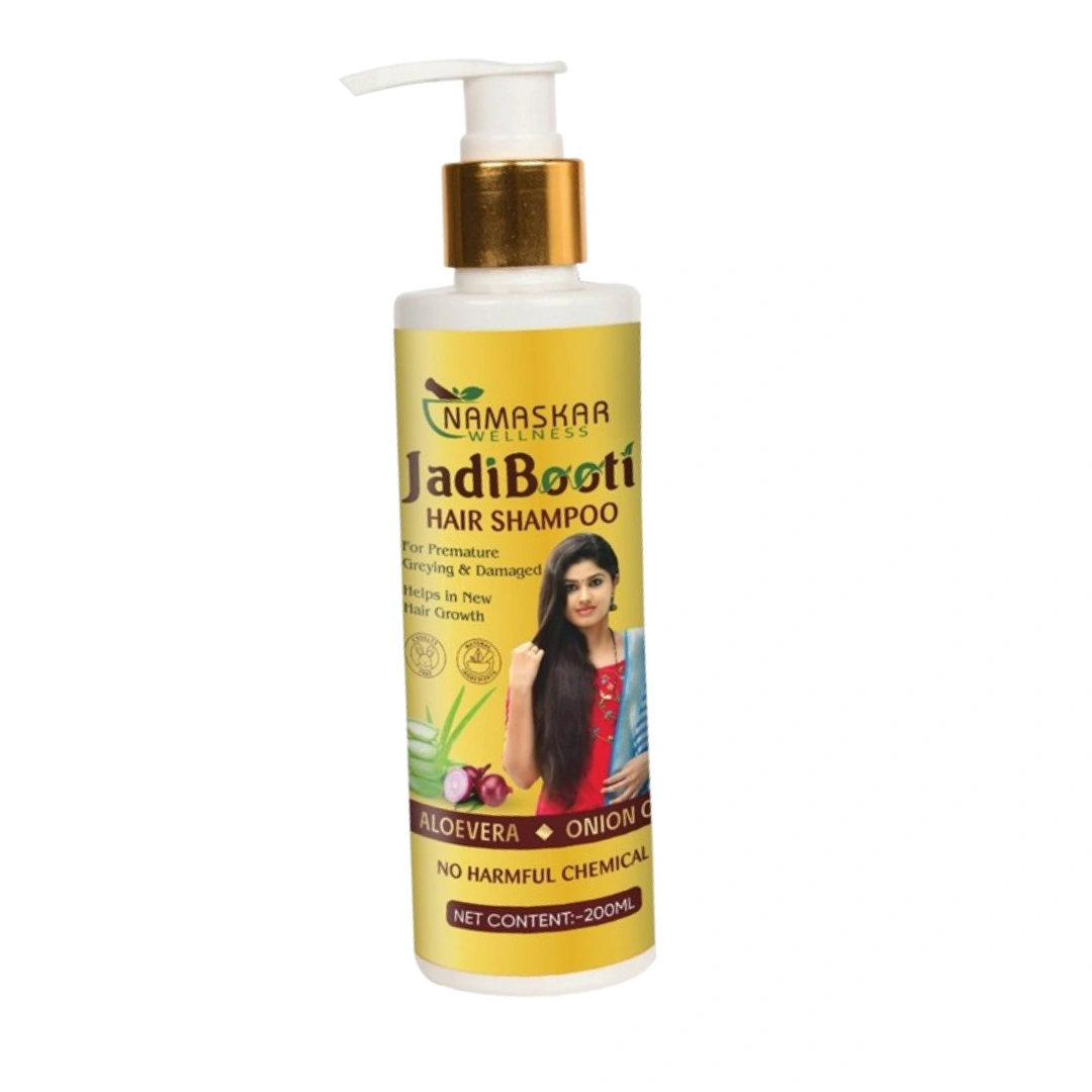 namaskar wellness jadibooti hair shampoo 200 ml  pure ayurvedic-12481366