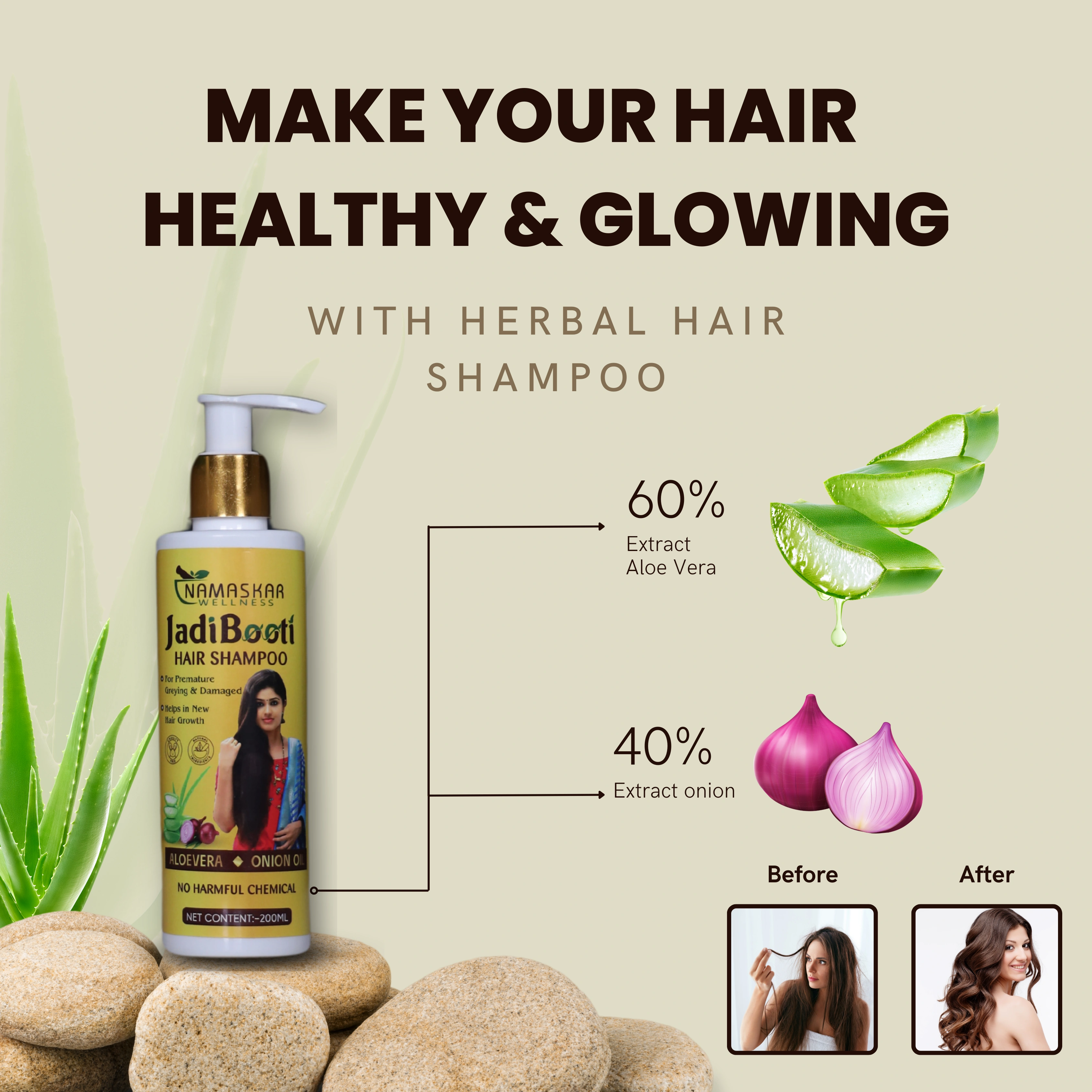 namaskar wellness jadibooti hair shampoo 200 ml  pure ayurvedic-1