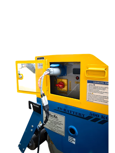 550Kg Ev Battery Operated Walk Behind Tiger Brand Pitch Roller