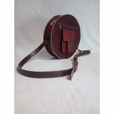 sin alma handmade genuine leather evening moon bag jbshmr001