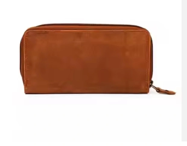 Genuine Leather Zipper  Wallet-SAAFR134-4