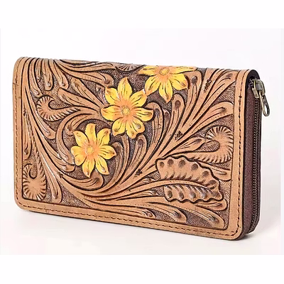 sin alma embosed disgner leather wallet-saglew001