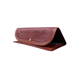 Sin Alma 3 Fold Leather Wallet-SAQOPLB018