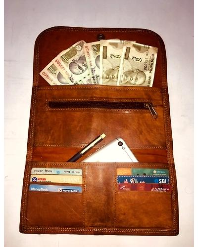3 Fold Leather Wallet-SAQOPLB018-4