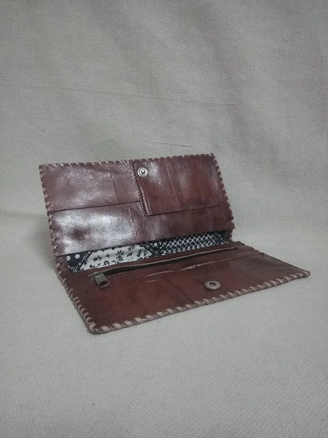 Handmade Genuine leather  Single fold wallet JBSHMR005-4