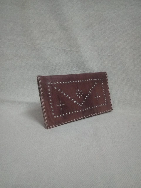 Handmade Genuine leather  Single fold wallet JBSHMR005-2