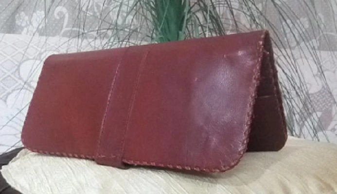 Handmade Genuine Leather  Multi Pocket Wallet for women JBSHMR0032-5