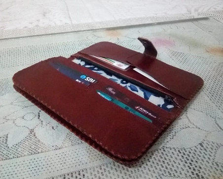 Handmade Genuine Leather  Multi Pocket Wallet for women JBSHMR0032-2