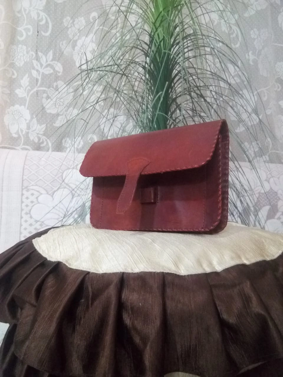 Handmade Genuine Leather Hand Purse for Women JBSHMR0033-1