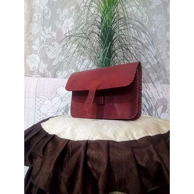 sin alma handmade genuine leather hand purse for women jbshmr0033