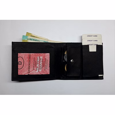 sin alma genuine leather men's wallet mw100903