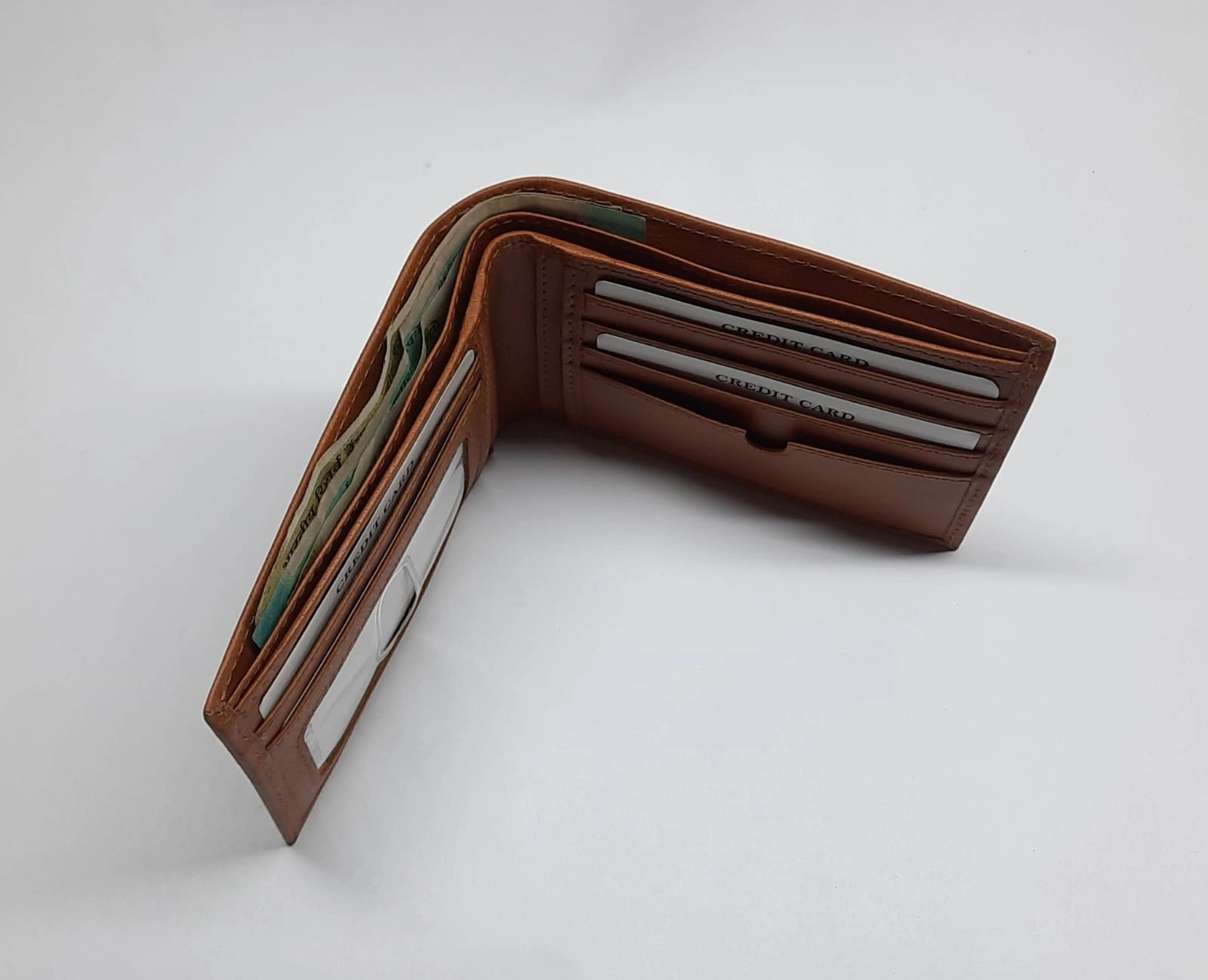 Genuine Leather Men's wallet MW100908-3