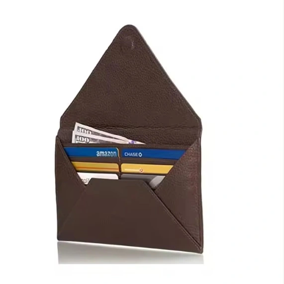 Envelope Fold Leather Hand Wallet-SAZCMW-1