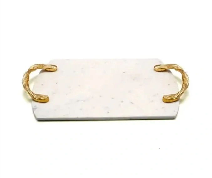 Handcrafted Elegant Marble Serving Tray - FST001-FST001