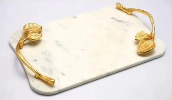 Handcrafted Elegant Marble Serving Tray - FST003-FST003