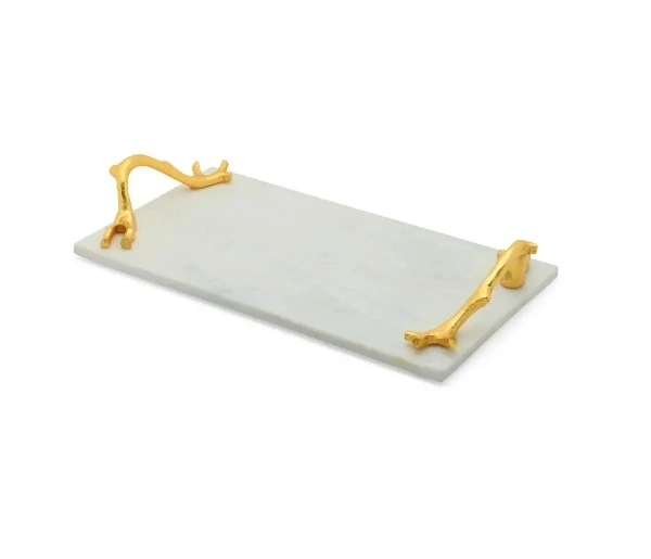 Handcrafted Elegant Marble Serving Tray - FST005-FST005