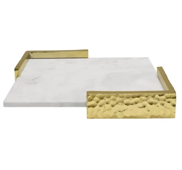 Handcrafted Elegant Marble Serving Tray - FST007-FST007